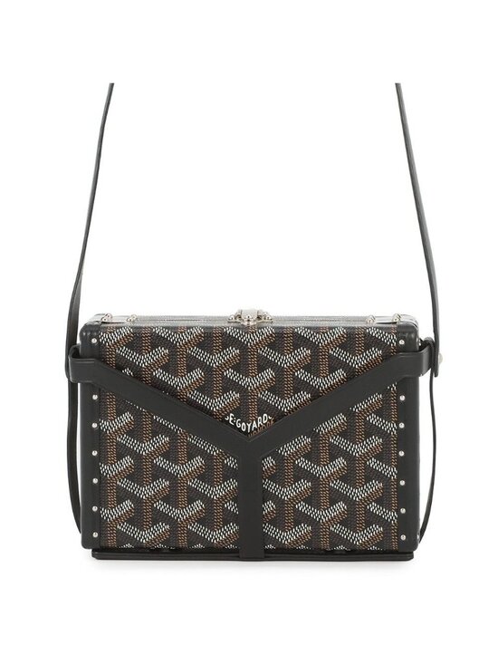 Goyard Handbags - Goyard Shoulder Bag Minaudier Leather Black